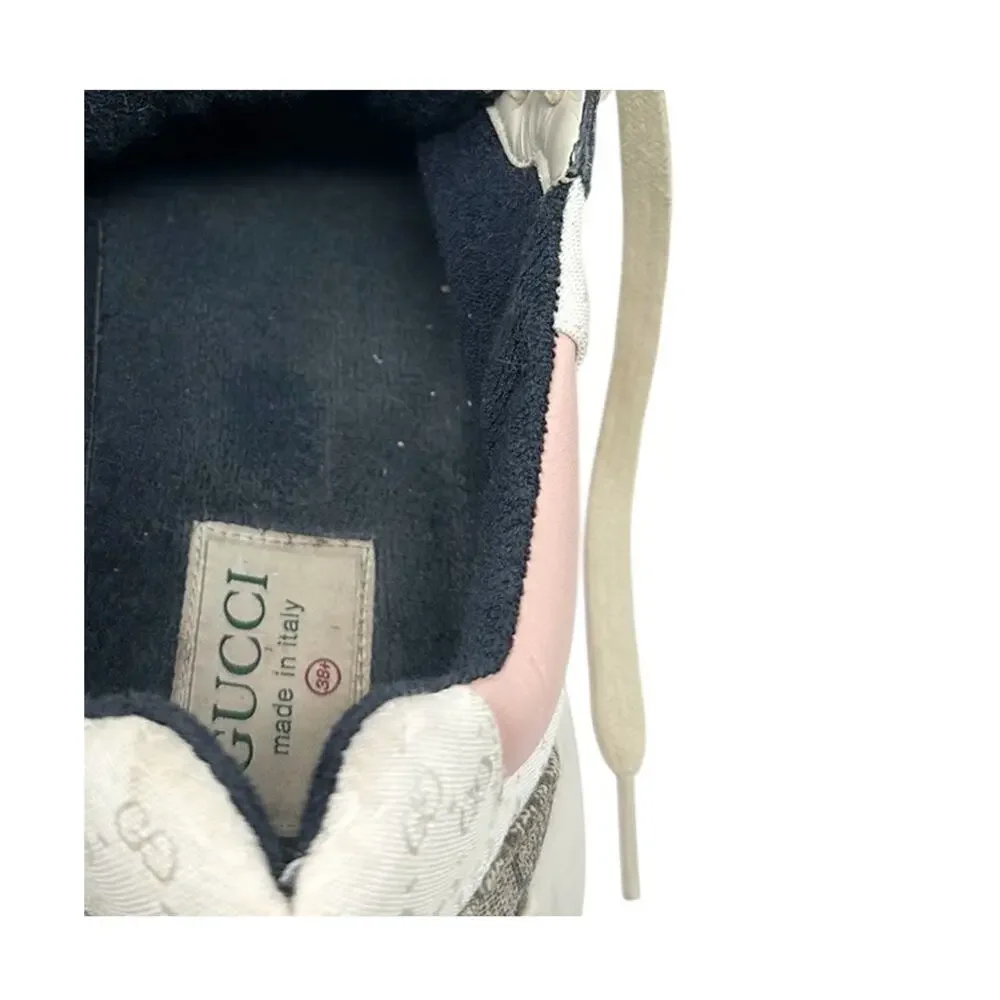 Gucci Rhyton GG Canvas Multi Monogram Low Top Sneakers Runners Size 38.5